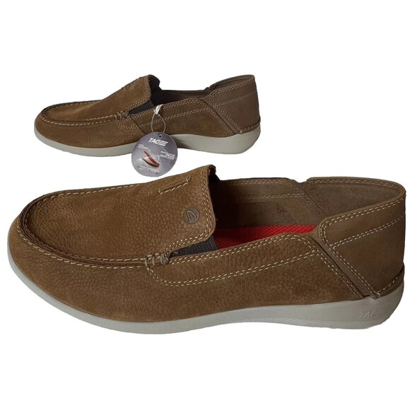 Clarks Gorwin Step Mens 11.5M Sneaker Moc Toe Tan Nubuck Leather 61572527 Loafer - Picture 12 of 14